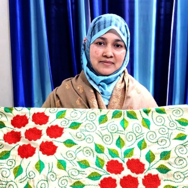 Selina Akhter has changed her fate in Nakshi Kantha